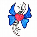 13 Easy To Draw Heart Designs Images - Tribal Heart Tattoo Drawings ...
