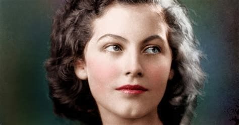 Colors For A Bygone Era Younger Ava Gardner Ca 1942 Colorized By