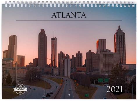 Atlanta 2021 Wall Calendar Office Products