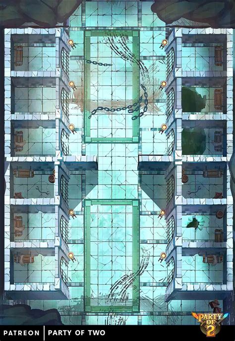 Dnd Jail Battle Map