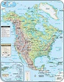 4 Free Political Printable Map of North America with Countries in PDF ...
