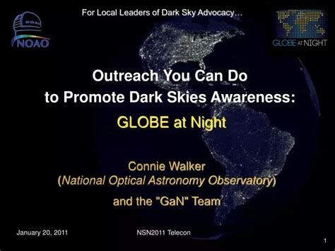 Ppt Outreach You Can Do To Promote Dark Skies Awareness Powerpoint