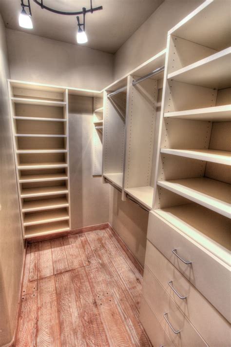 With three large drawers, a smaller jewelry drawer and upstairs bedroom house room home build a closet built in dresser bedroom design attic rooms. Master closet built-ins | Closet built ins, Home deco ...