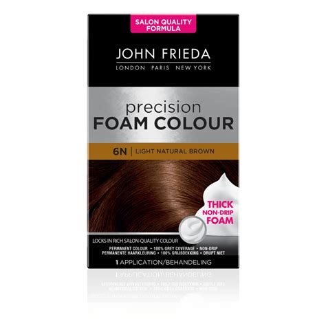 John Frieda Precision Foam Colour Haarkleuring N Light Natural Brown