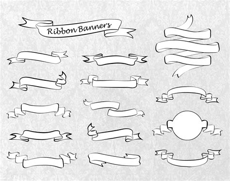 How to draw a ribbon banner step by step | learn coloring. ribbon tumblr clipart 20 free Cliparts | Download images ...