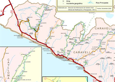 Prelatura De Caravelí Mapa Vial Caravelí I Y Ii 2006
