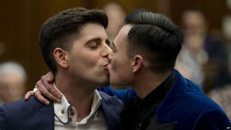 In Pictures Uks First Gay Weddings Bbc News