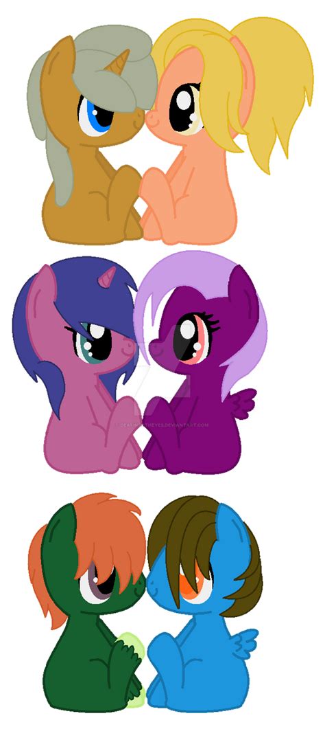 Free Pony Couple Adopts Closed By Deafinbotheyes On Deviantart