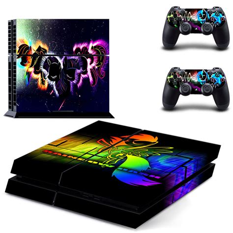 Rainbow Dash Decal Skin Ps4 Console Cover For Playstaion 4 Console Ps4