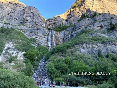 Bridal Veil Falls Utah Hiking Beauty
