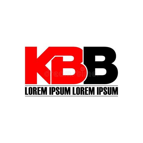 Letter Kbb Simple Monogram Logo Icon Design Stock Vector