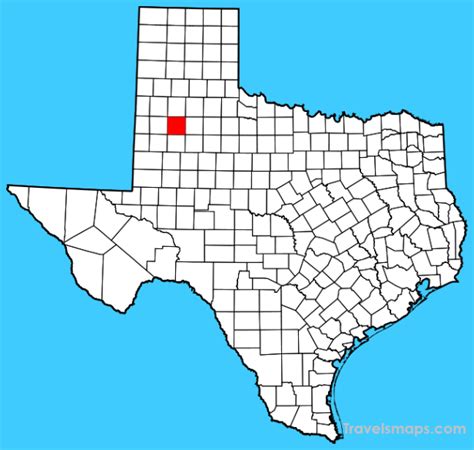 Map Of Lubbock Texas Travelsmapscom
