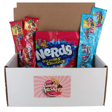 Buy Nerds Gummy Clusters 5oz And Nerds Very Berry And Rainbow Rope Variety