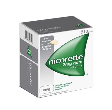 buy nicorette 2mg gum nicotine original flavour chemist direct