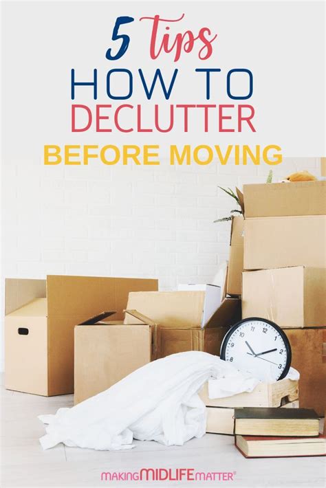 How To Declutter Before Moving Declutter Moving Tips Cleaning Hacks