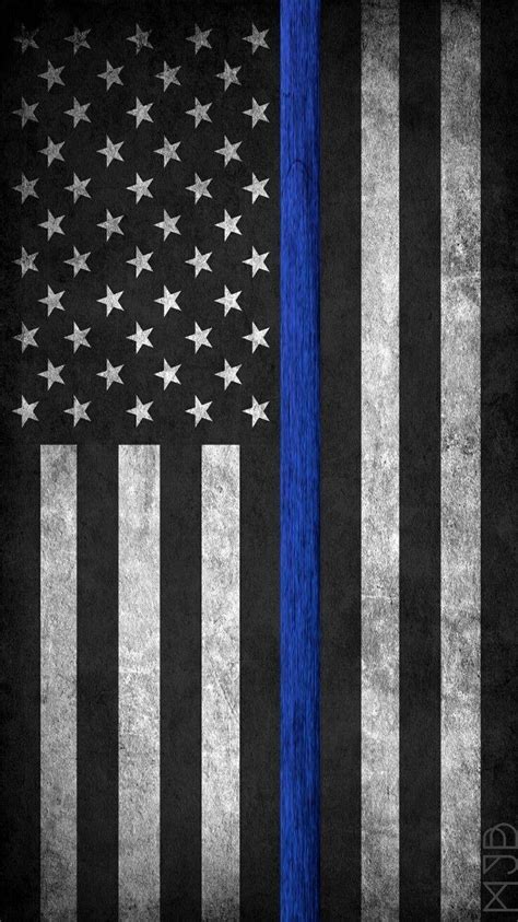 Thin Blue Line Flag Wallpaper Law Enforcement Thin Blue Line