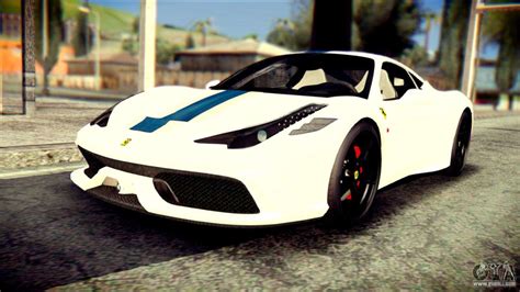 Maybe you would like to learn more about one of these? Ferrari 458 Speciale 2015 Stripe for GTA San Andreas