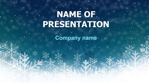 Snow Powerpoint Template Professional Template Ideas