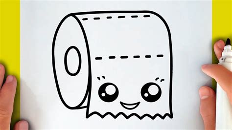 How to draw a toilet seat feltmagnet. HOW TO DRAW A CUTE TOILET PAPER