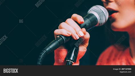 Singer Microphone Image And Photo Free Trial Bigstock