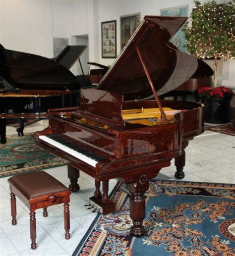 Steinway And Sons Model A Oak Parlor Grand Piano Antique
