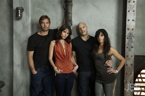 Fast And Furious Photoshoot Brian Oconner And Mia Toretto Photo
