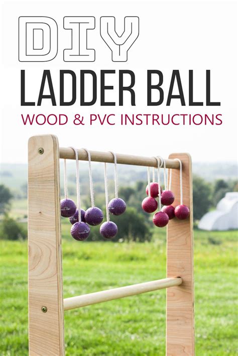 Diy Ladder Ball How To Make Ladder Golf From Wood Or Pvc Diy Yard