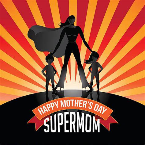 Superhero Mom Illustrations Royalty Free Vector Graphics And Clip Art