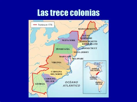 la historia de las 13 colonias