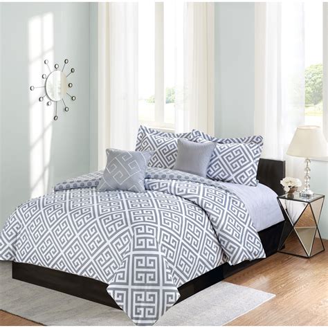 Kai 5 Piece Comforter Set By Chd Home Textiles Bcsq22155 Home Decor