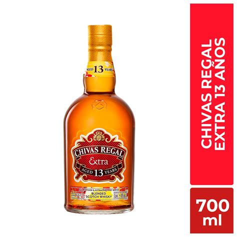 Whisky Chivas Regal Extra Botella X700ml Tiendas Jumbo