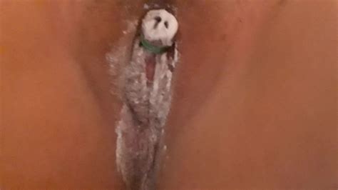 Scrubbing My Ass Cunt Tied Clit With Toothpaste And