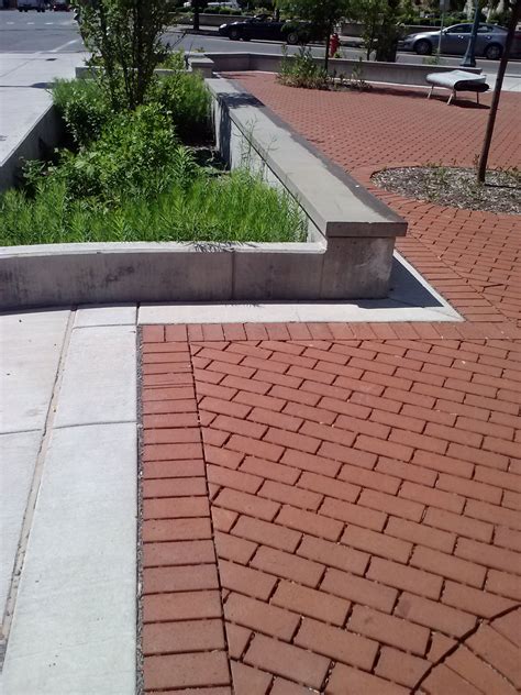 Pocket Park in Syracuse, NY - porous pavers - stormwater management