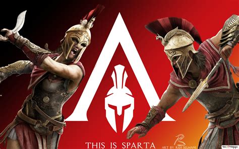 paperbas: Assassins Creed Odyssey Wallpaper 1366x768