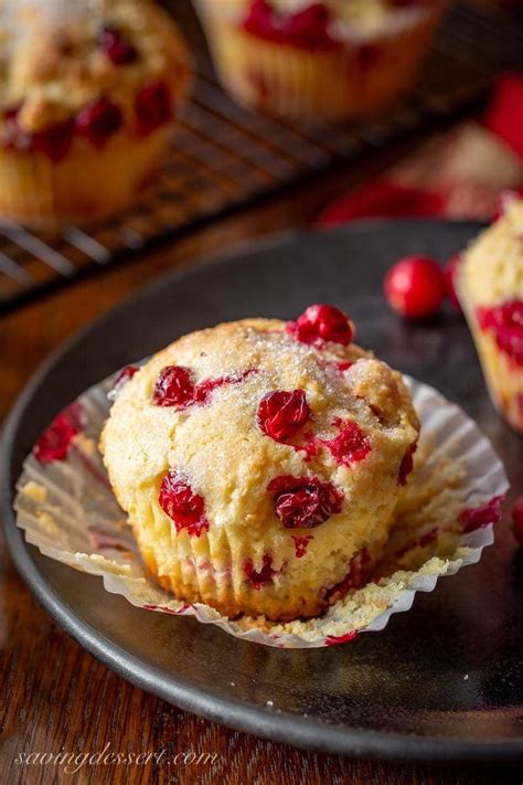 We love these fresh cranberry muffins, but feel free to use your imagination with this basic muffin recipe by substituting your other favorite fruits and flavors for the cranberries and orange rind. Cranberry Orange Muffins - Saving Room for Dessert