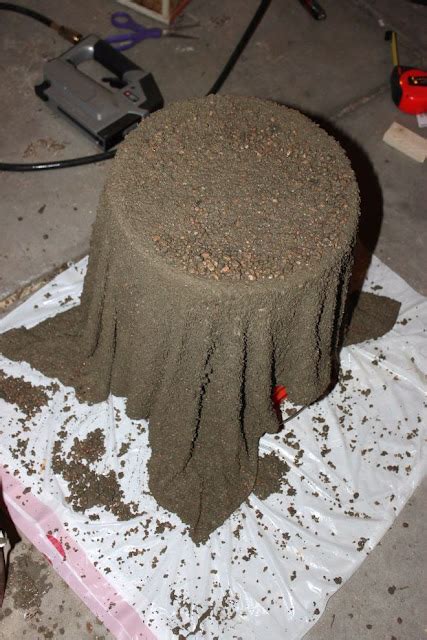 How To Make A Concrete Planter Using An Old Towel Handy Diy