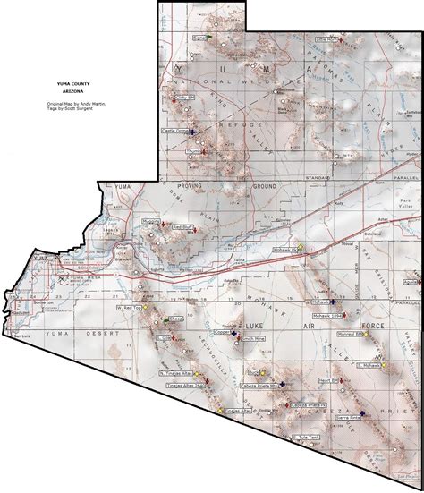 34 Map Of Yuma Arizona Maps Database Source