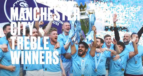 Video Manchester City Treble Winners