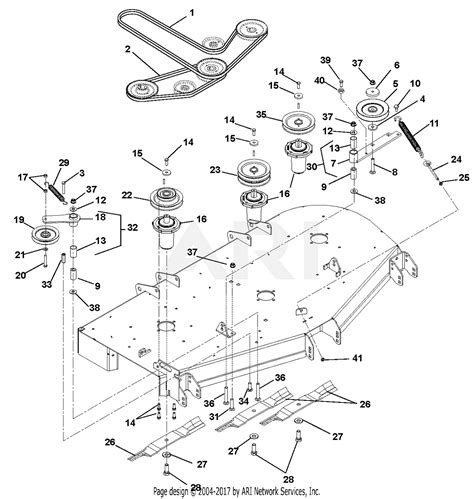 Ariens 42 Riding Mower Belt Diagram