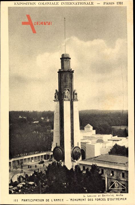 Paris Expo Weltausstellung 1931 Participation De Larmée Xl