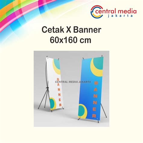 Jual Cetak X Banner 60x160 Cm Flexy China 340 Gr Hi Res Tebal Shopee