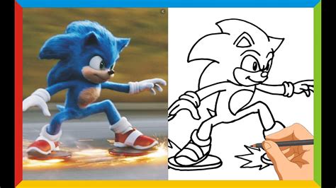 How To Draw Sonic The Hedgehog 2021 Youtube