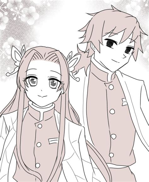 Imágenes y comics de la ship GiyuKana (Giyu x Kanae), un poco de Giyu