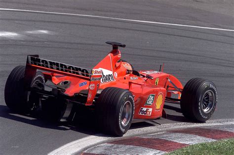 Defending winner juan montoya spun and crashed in turn 2. Michael Schumacher, Ferrari F2001, 2001, 2 · F1 Fanatic