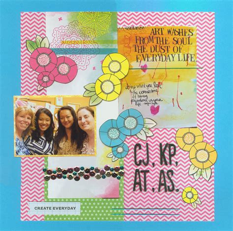 Cindy Derosier My Creative Life Finished Layouts From The Amy Tan