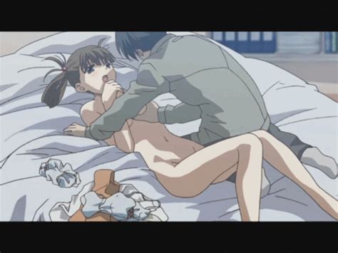 rule 34 animated animated bed breast grab female kuroda hikari lying nude school days 1575774