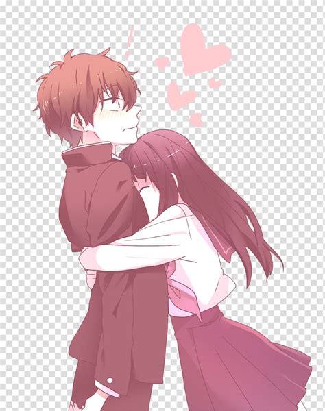 Woman Hugging Man Anime Illustration Hu014dtaru014d Oreki Hyu014dka