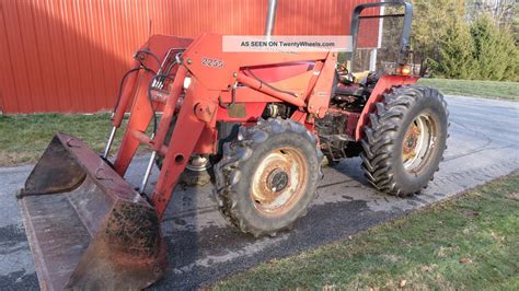 1995 Case Ih 3230 4x4 Loader Tractor 52 Hp Diesel Radial Tires Left
