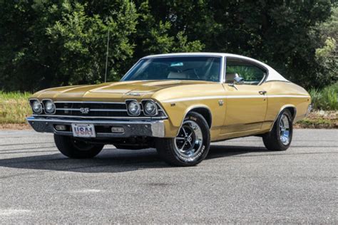 1969 Chevrolet Chevelle Ss Matching S Super Sport Olympic Gold 4