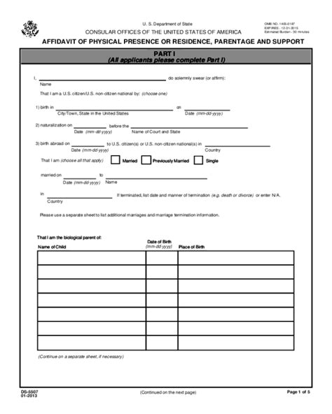 2024 Paternity Affidavit Form Fillable Printable Pdf And Forms Handypdf